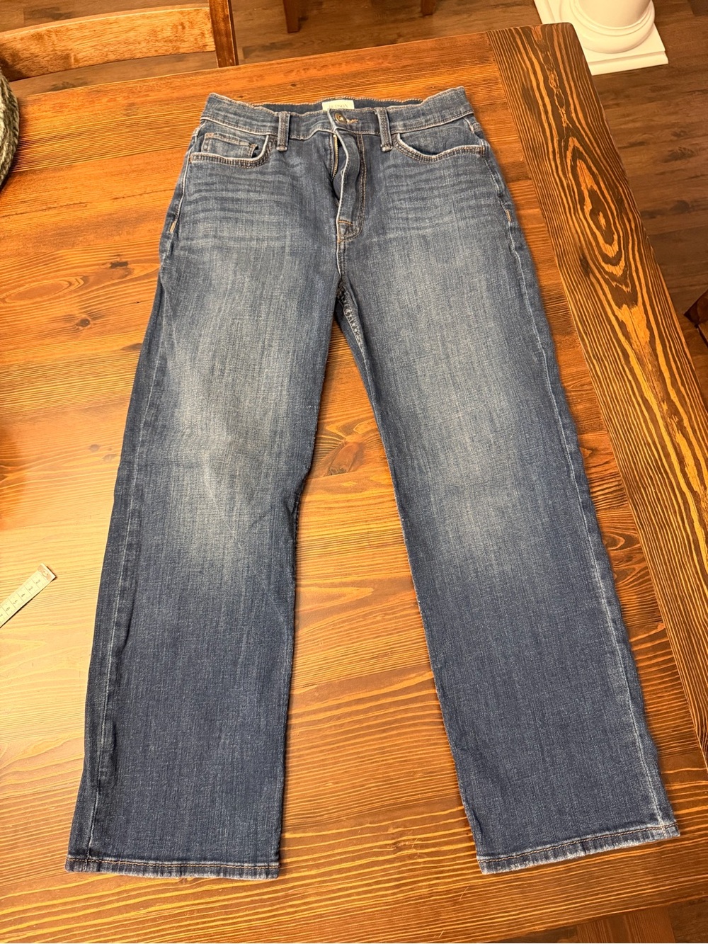 Hudson Jeans Dark Blue Straight Leg Denim